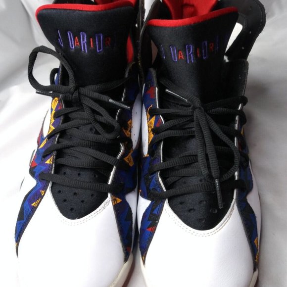 Nike Jordan 7 Retro Nothing But Net Men's Size 13 Shoes - Picture 6 of 10